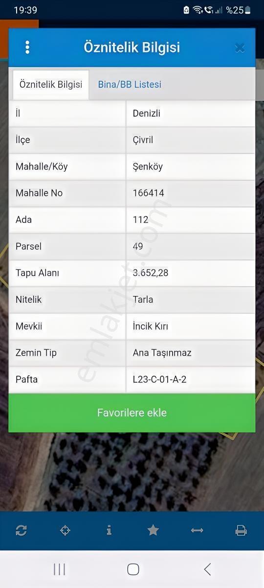 Çivril Şenköyde Tarla Acil Satılık - Görsel 5