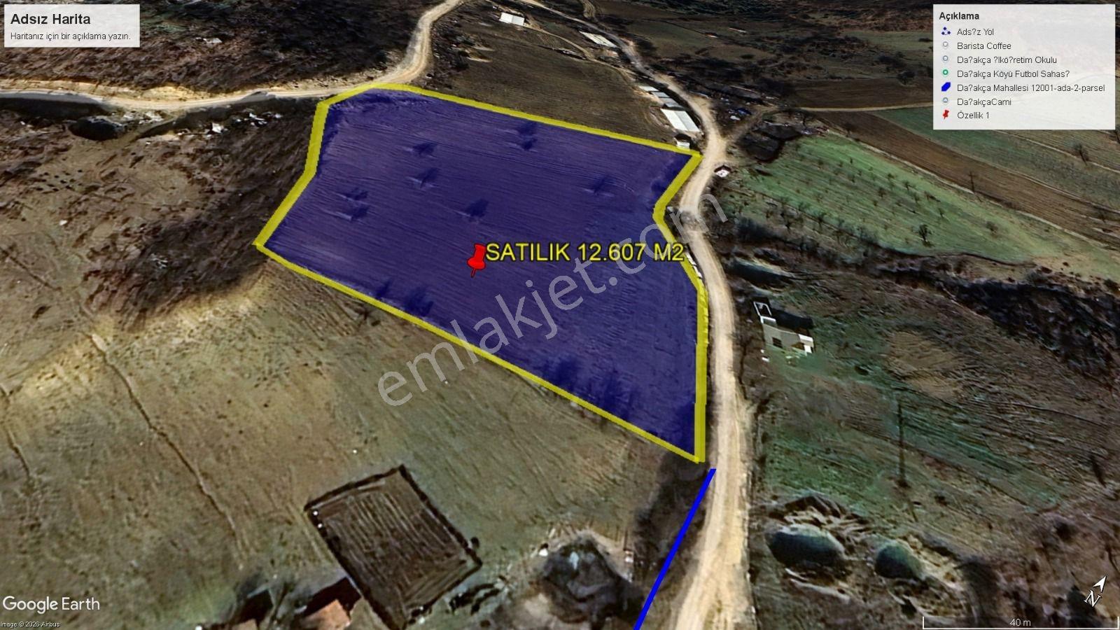 İhtiyaçtan Satılık Bursa Osmangazi Dağakça'da 12.607m2 Arazi - Görsel 5