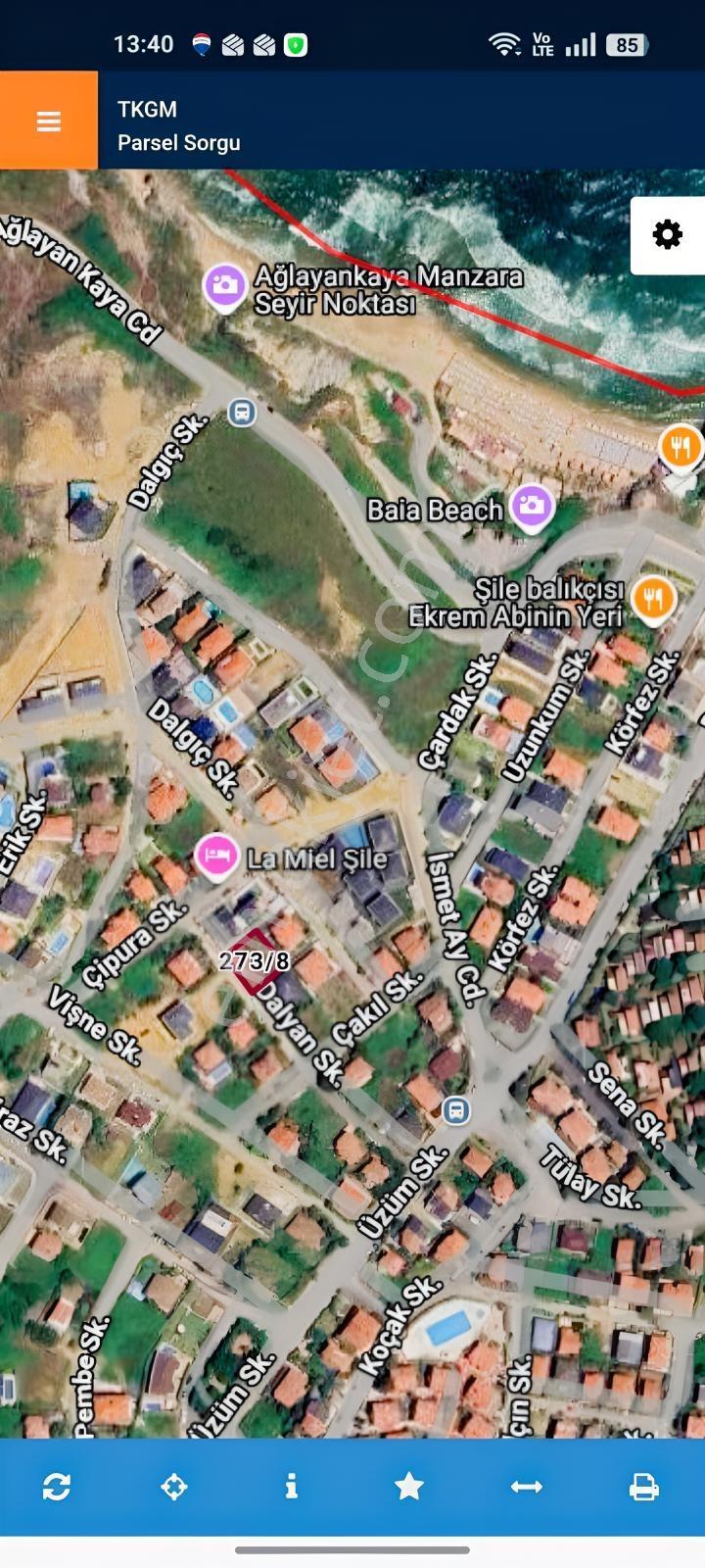 Şile Ağlayankaya Mevkisinde 399 M2 0.45 Emsal Satılık Arsa - Görsel 11