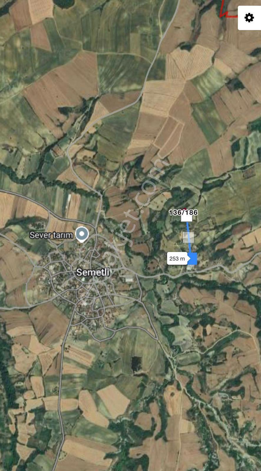 Tekirdağ Semetli Mah.köye Yakın Tarla 1410 M2 Tarla , - Görsel 4