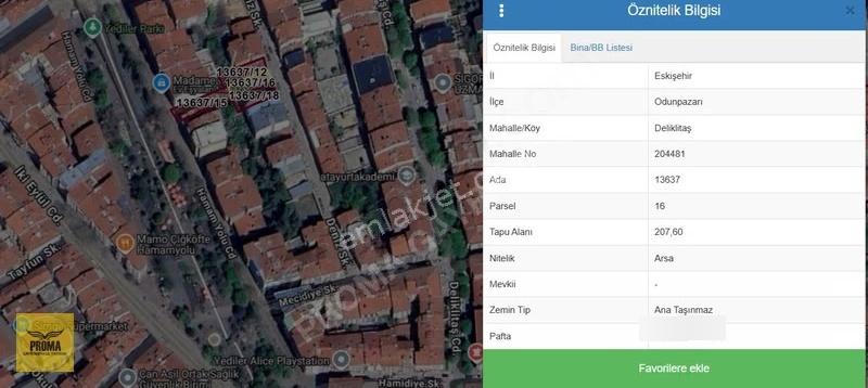 Proma'dan Eskişehirin Kalbi Hamamyolunda Satılık Arsa 936 M2 - Görsel 9