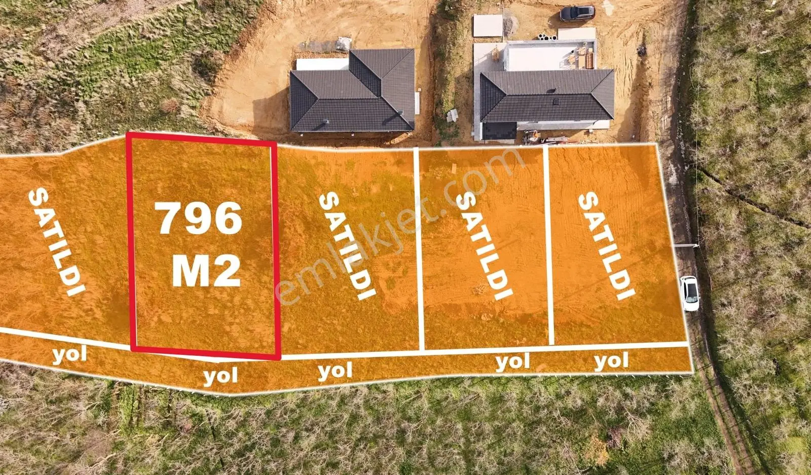 Sakarya Kocaali De 796 M2 Havadar Doğa Manzaralı Arsa