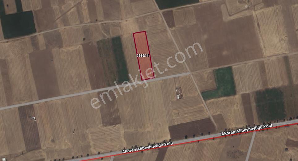 Akören Merkez'de Sulak Verimli 5.528 M² Müstakil Tapulu Tarla - Görsel 2