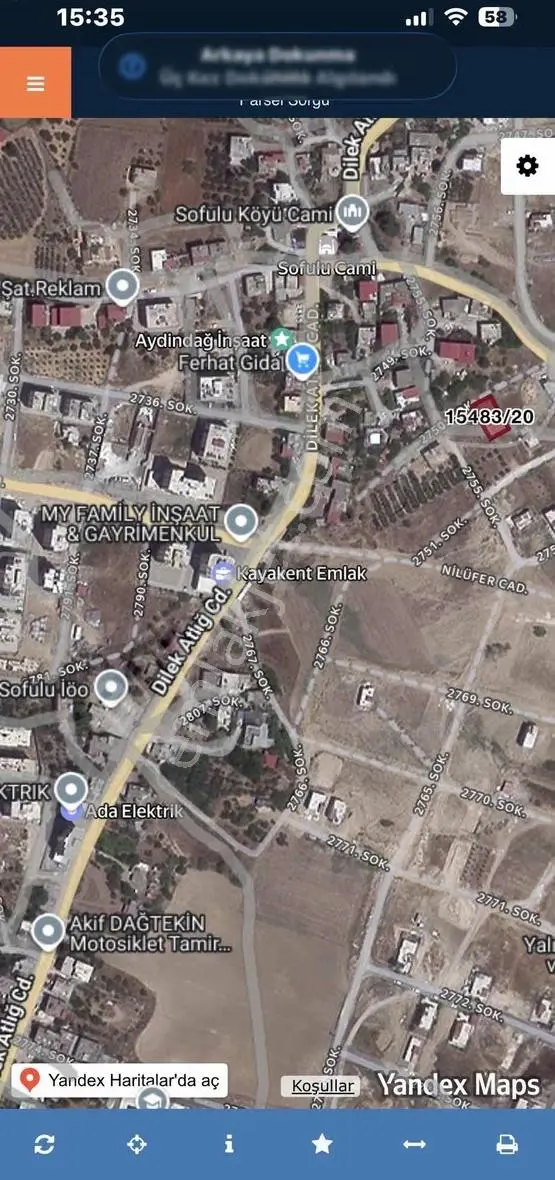 İlan Başlığı: Adana Sarıçam Sofuluda350 M² Arsa - Görsel 3