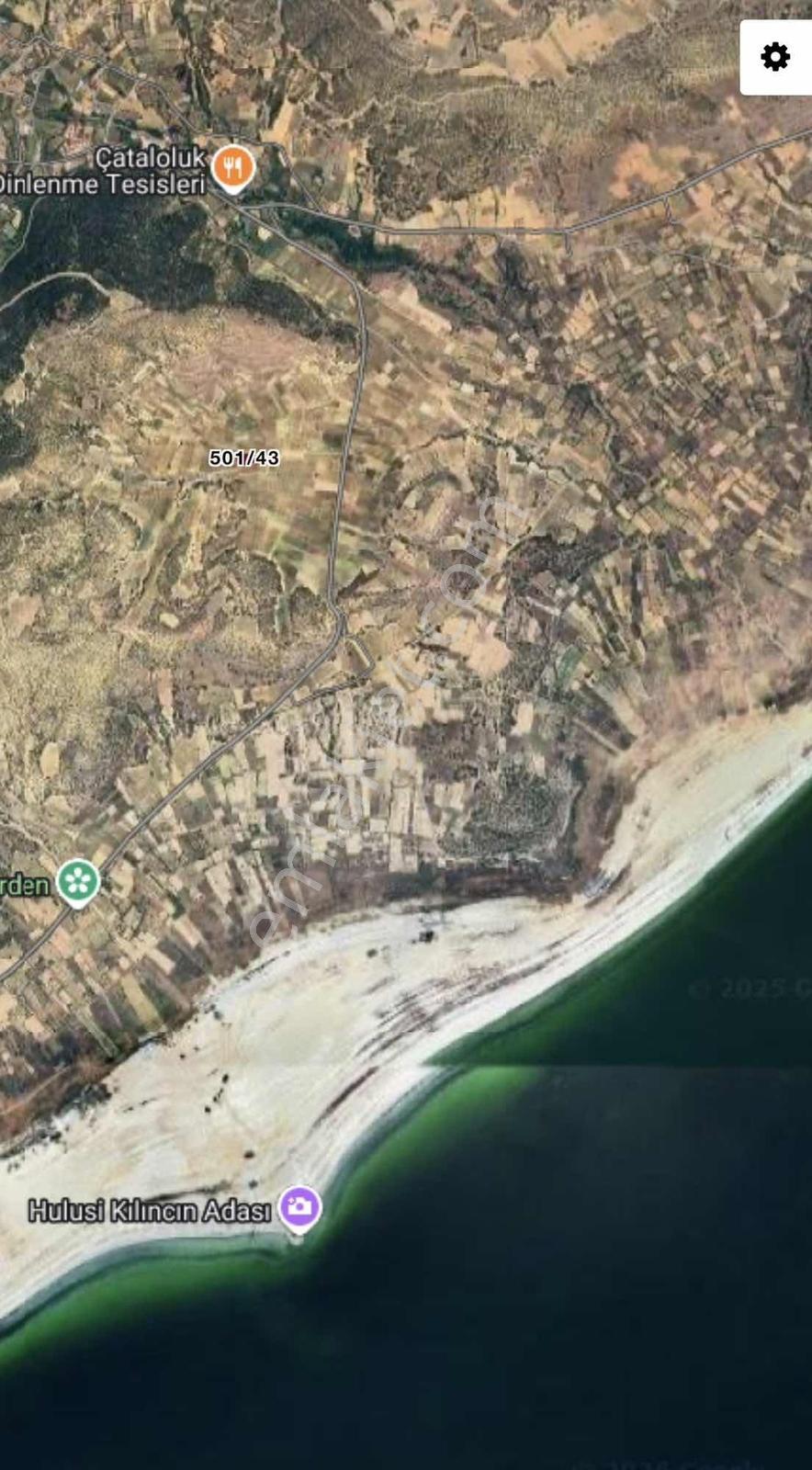 Burdur İlyas'ta Göl Manzaralı 1122m2 Tek Tapu Tarla - Görsel 2