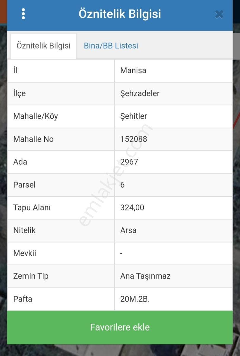 Manisa Ahmet Bedevi Mh Satılık Kupon İmarlı Arsa 324 M2 - Görsel 7
