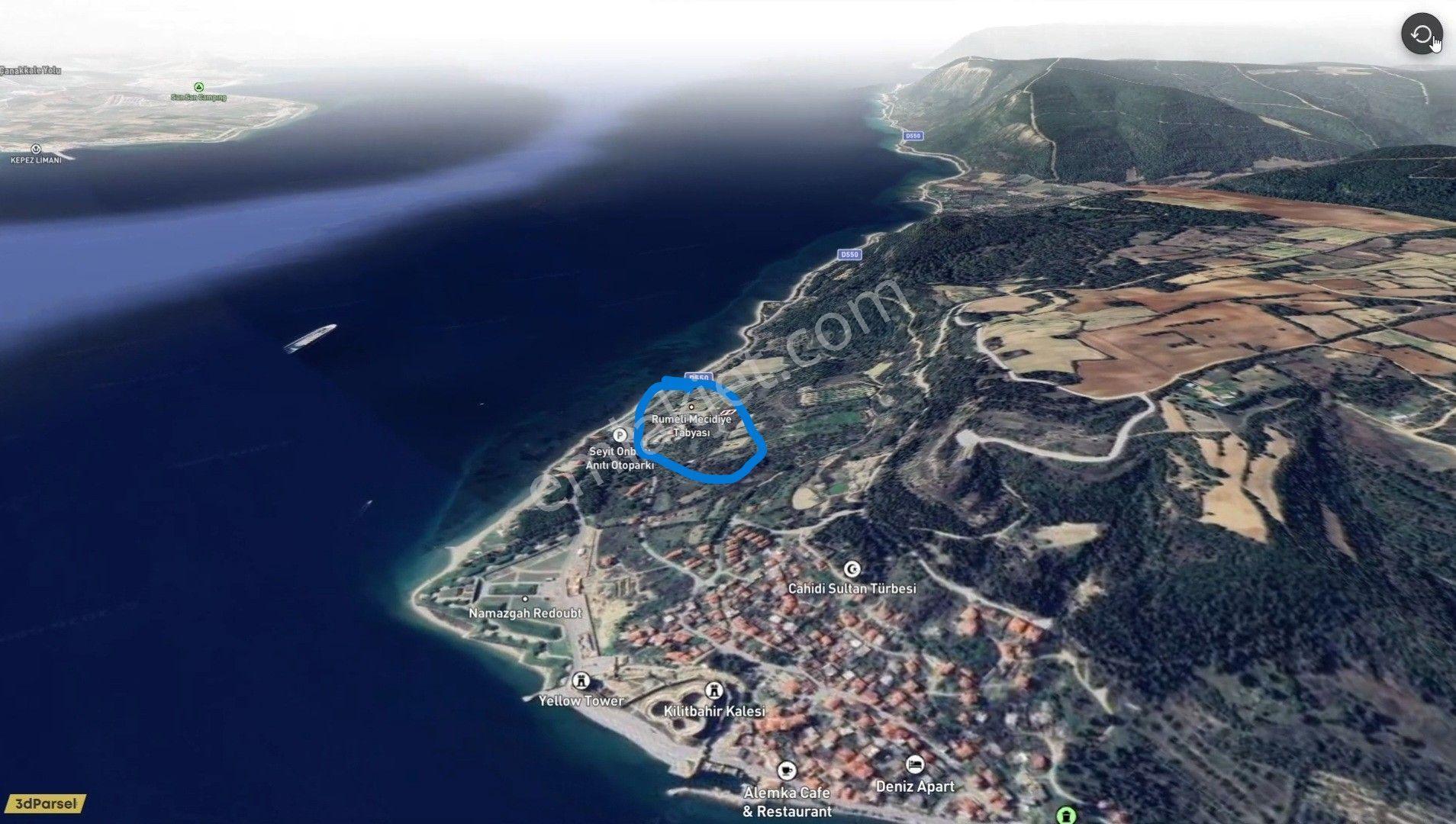 Remax Area'dan Çanakkale Boğazı Manzaralı Arsa - Görsel 7