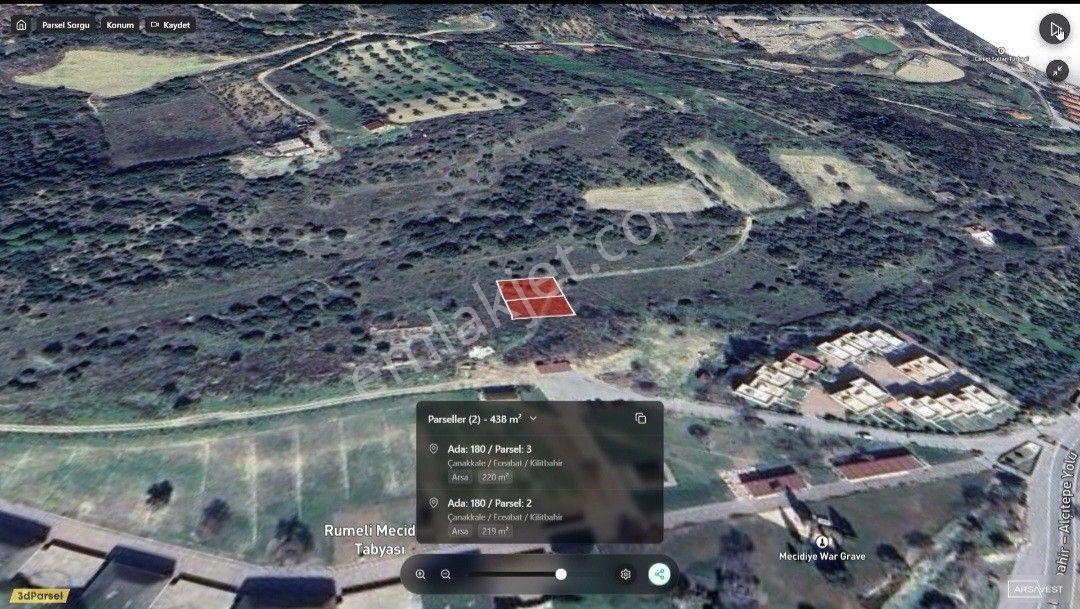 Remax Area'dan Çanakkale Boğazı Manzaralı Arsa - Görsel 10