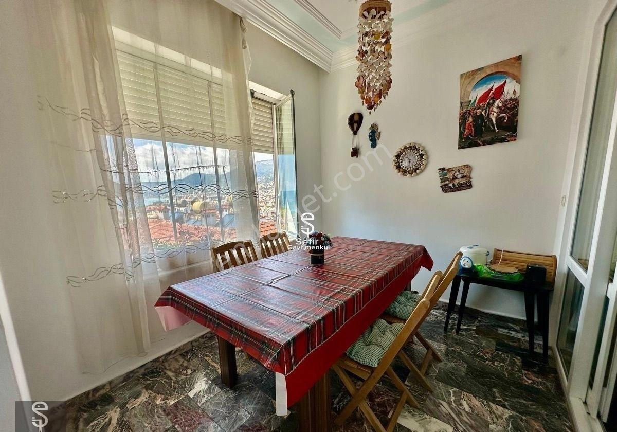 Alanya Kale'de Satılık 2+1 Eşyalı Deniz Manzaralı Daire - Görsel 8