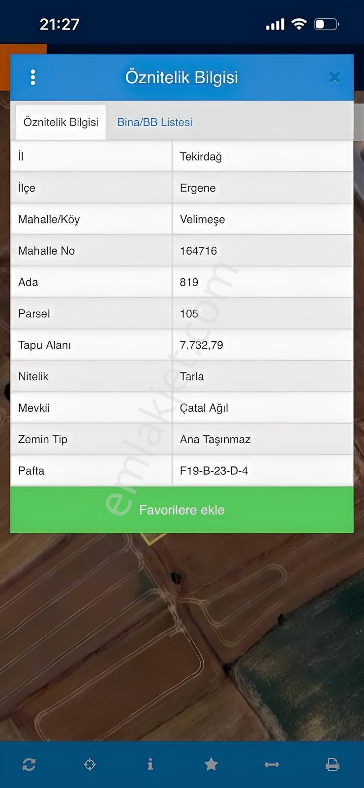 Tekirdağ Ergene Velimeşe'de Satılık 7732 Tek Tapu Tarla - Görsel 16