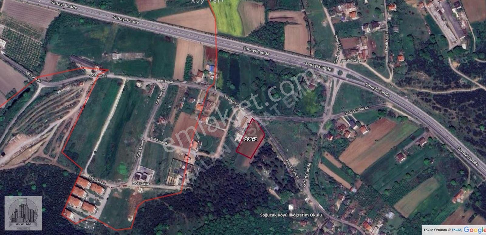 Söğütlü'de 3.333 M² Ticari İmarlı, Osb Girişinde Satılık Arsa - Görsel 15