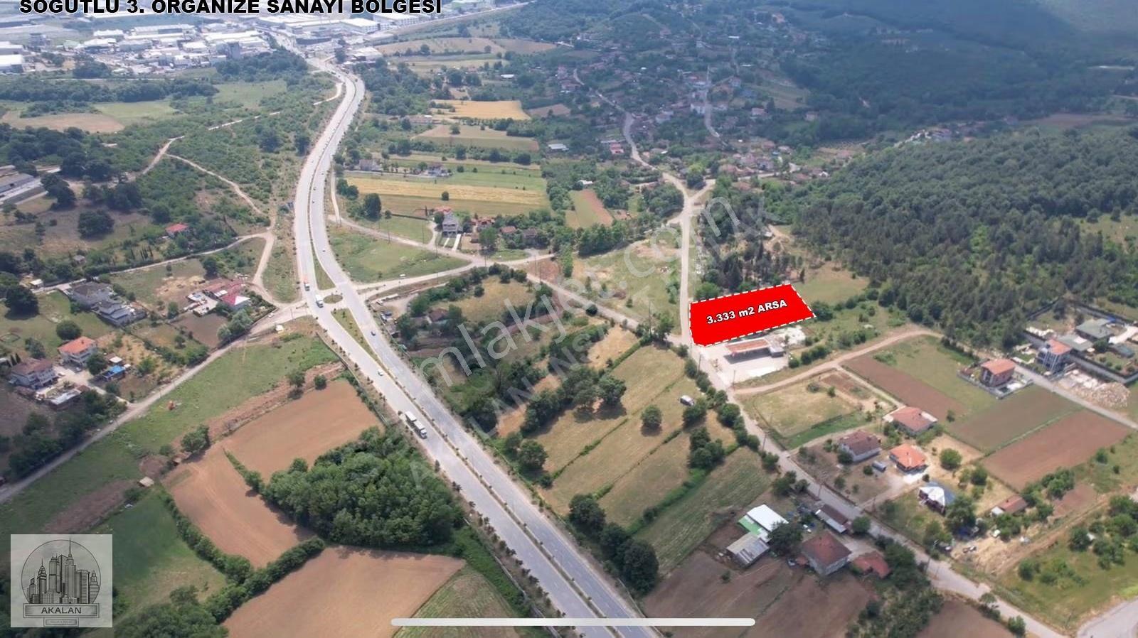 Söğütlü'de 3.333 M² Ticari İmarlı, Osb Girişinde Satılık Arsa - Görsel 4