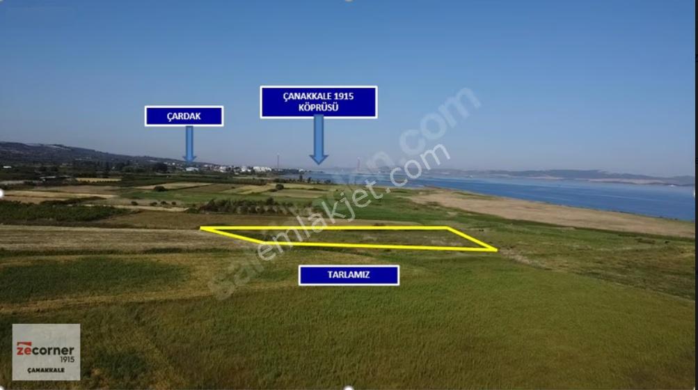 Çanakkale Lapseki Çardak Denize 140 M Satılık 9410 M2 Tarla - Görsel 3