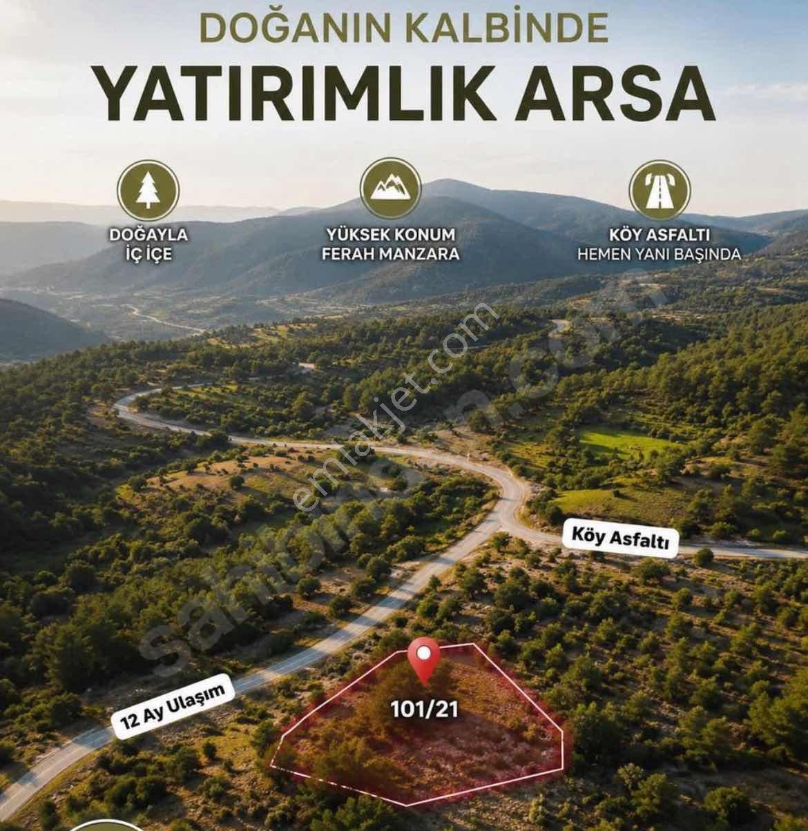 Antalya Gündogmuş Müstakil 6639m2 Tarla Kacırılmaz Fiyat