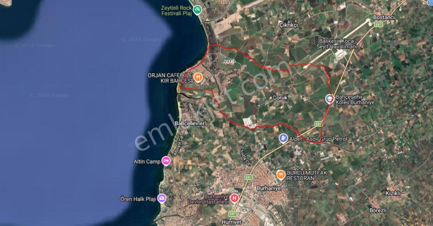 Mir'den Burhaniye'de Deniz Yakını, 2 Kat Villa İmarlı 376m² Arsa - Görsel 11