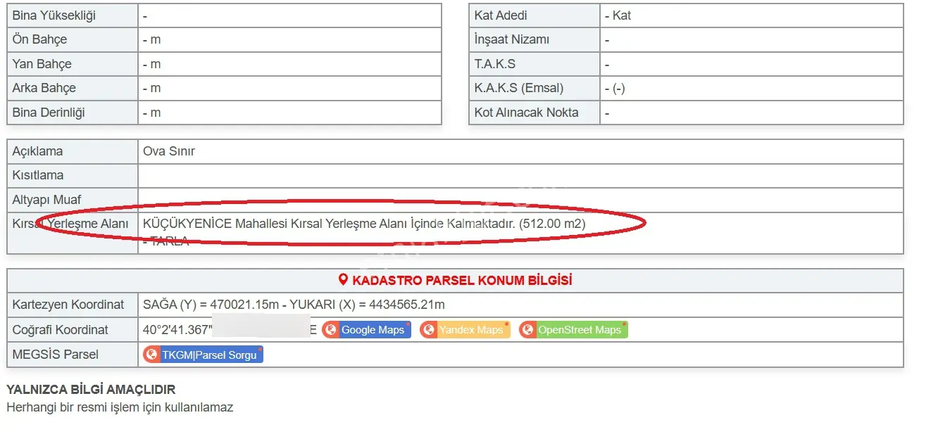 Ulucan'dan İnegöl Küçükyenice Mahallesinde Satılık Arsa - Görsel 3