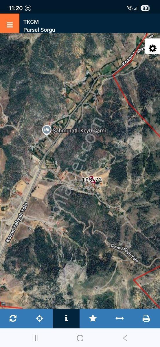Mansurlu Şahmuratlı Yaylasında 1891 M², Büyük Arsa Ve 2+1 K.m Ev - Görsel 8