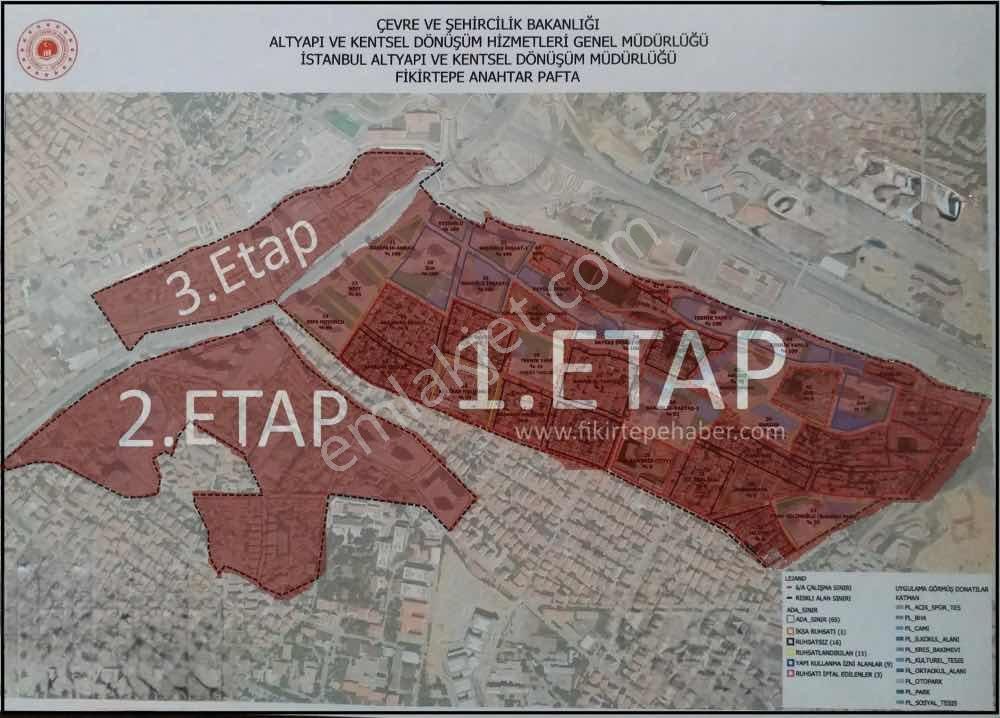 Kadıköy Fikirtepe Kentsel Dönüşüm Bölgesinde Satılık Arsa