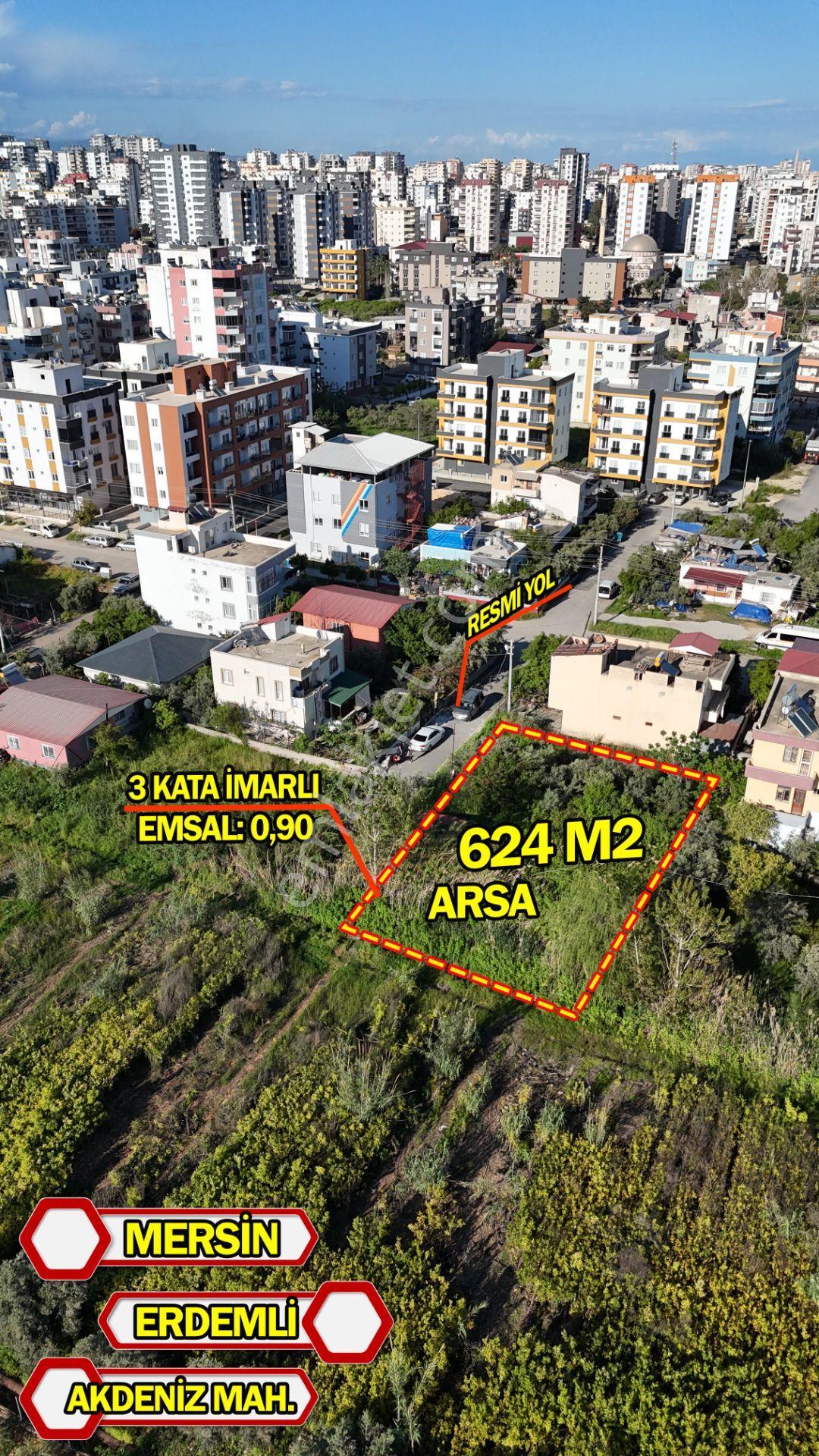Mersın Erdemli Koyuncu Mah. Ev Yapına Uygun Satılık 624 M2 Arsa - Görsel 4