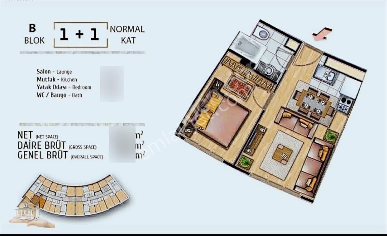 Familyadan Hisar Panaromada Havuz Ve Şehir Manzara Cepheli 1+1 - Görsel 25