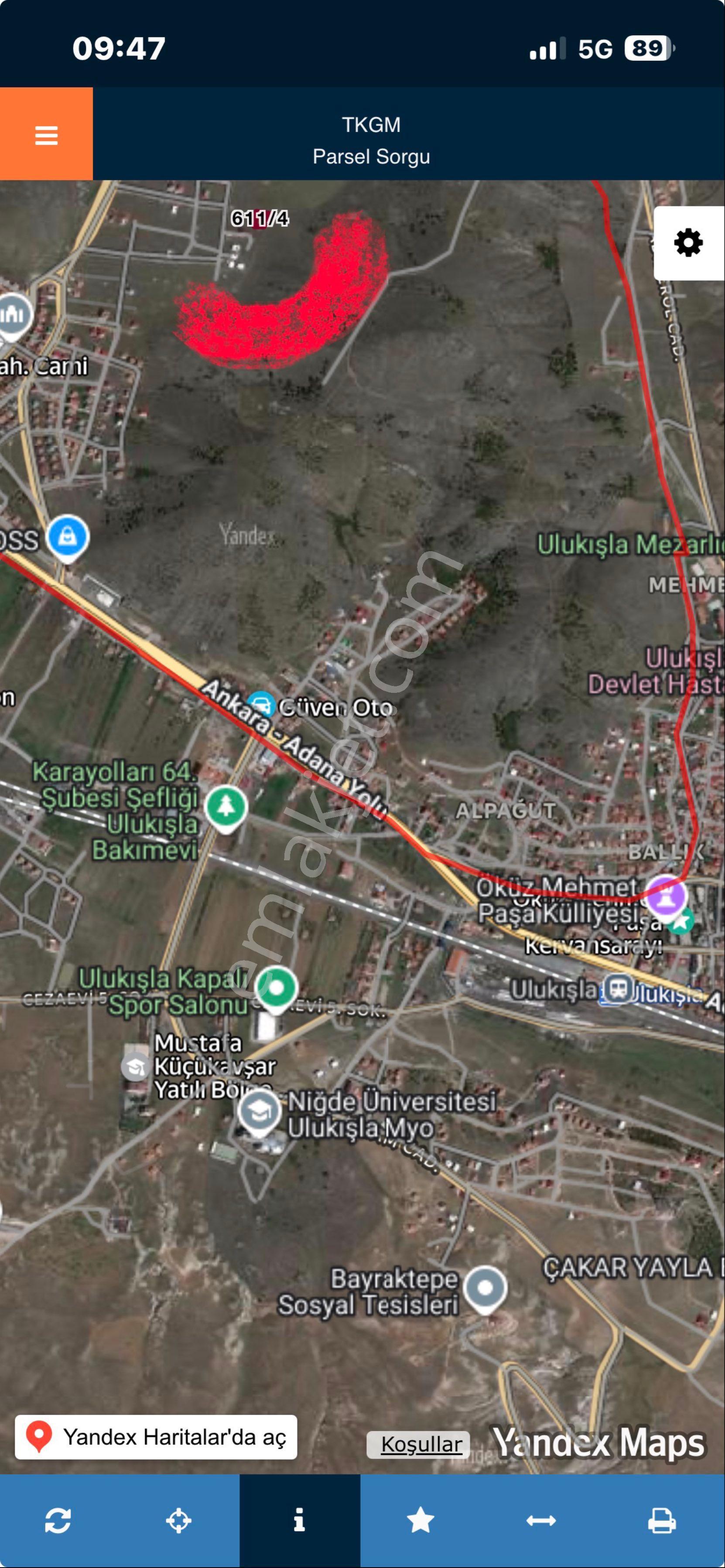 Ulukışla Alpağut Satılık Arsa 681 M2 - Görsel 3