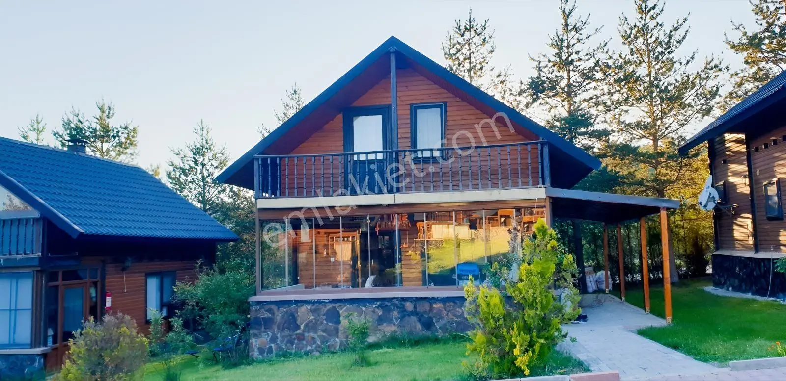 Arel'den Çamlıdere'de Doğanın İçinde Site'de Ahşap 2 Kat Villa - Görsel 6