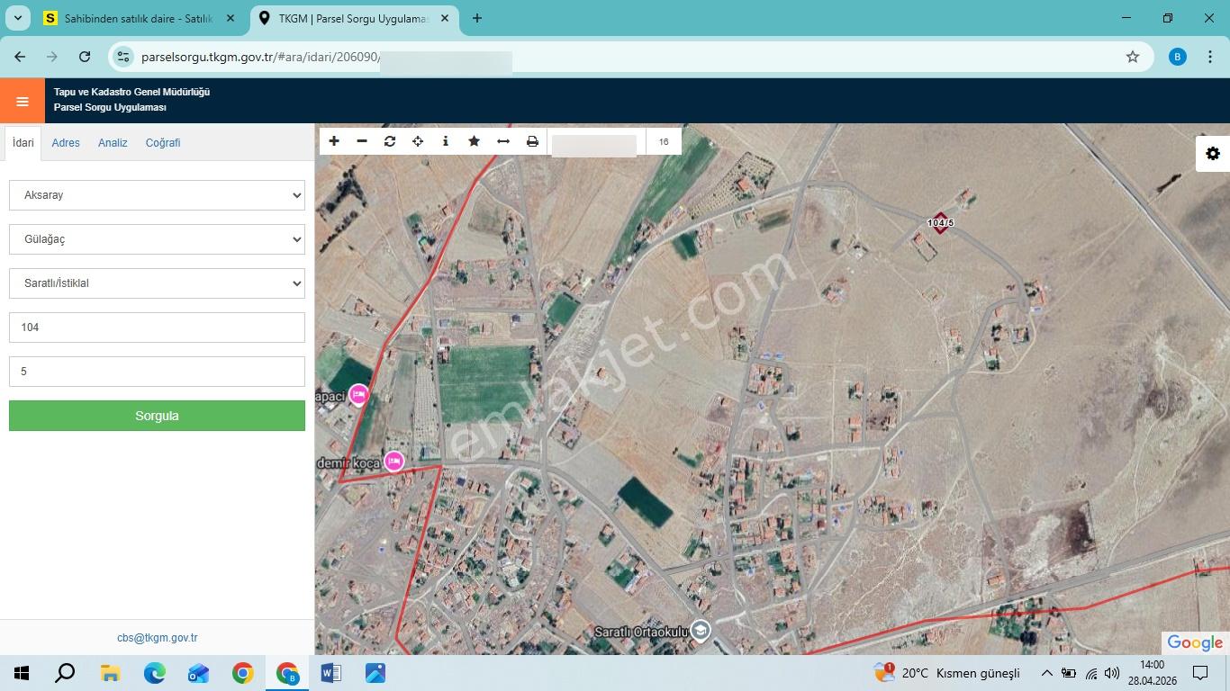 Aksaray Gülağaç Saratlıda Satılık Arsa - Görsel 5