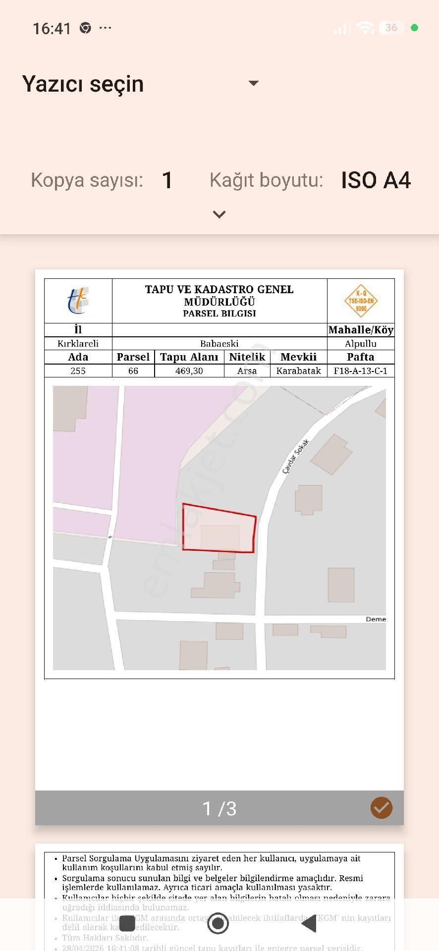Kırklareli Babaeski Alpullu'da İmarlı 2,5 Kat Villa Konut Arsası - Görsel 7