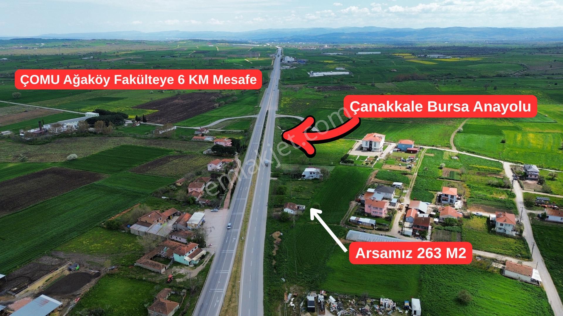 Biga Balıklıçeşmede Ana Yola Sıfır, Yatırımlık 263 M² Arsa! - Görsel 4