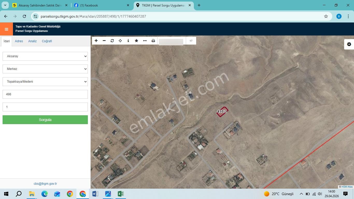 Aksaray Topakkaya Medeni Satılık Köşe Başı Arsa - Görsel 8