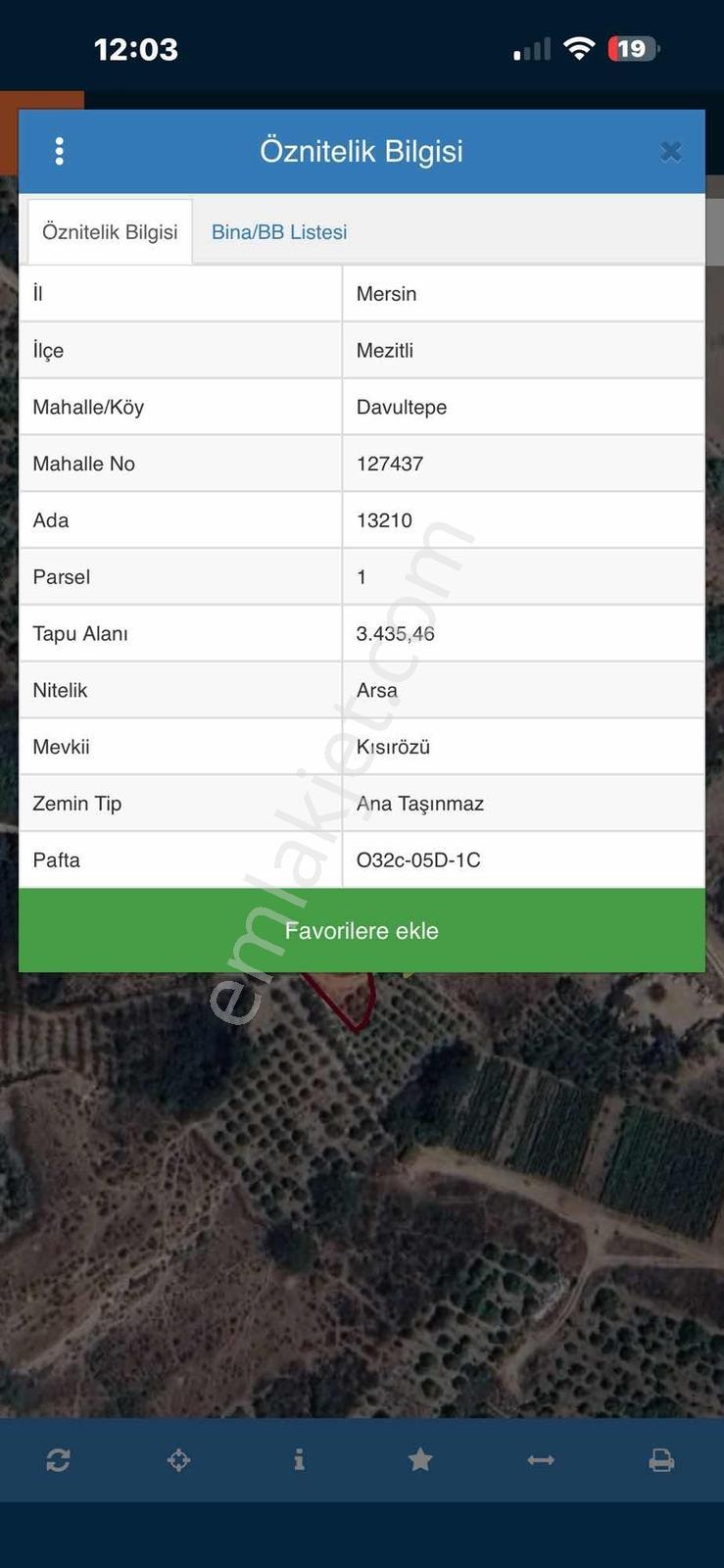 Davultepe'de Satılık Arsa