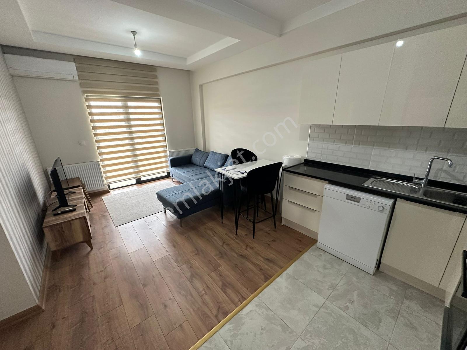 Hatip Mah. Güvenlikli Site İçerisinde Kiralık 1+1 Eşyalı Daire - Görsel 15