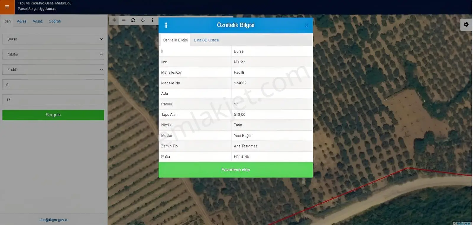 Akram'dan Nilüfer Fadıllı'da Yatırımlık Tarla - Görsel 3