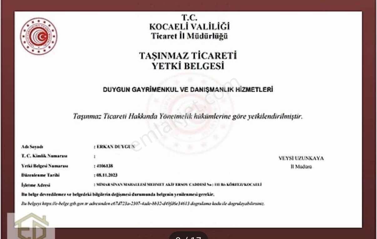 Körfez Yeniyalı Mah Satılık Lüx Ç.dublex Sıfır 3+1 - Görsel 6