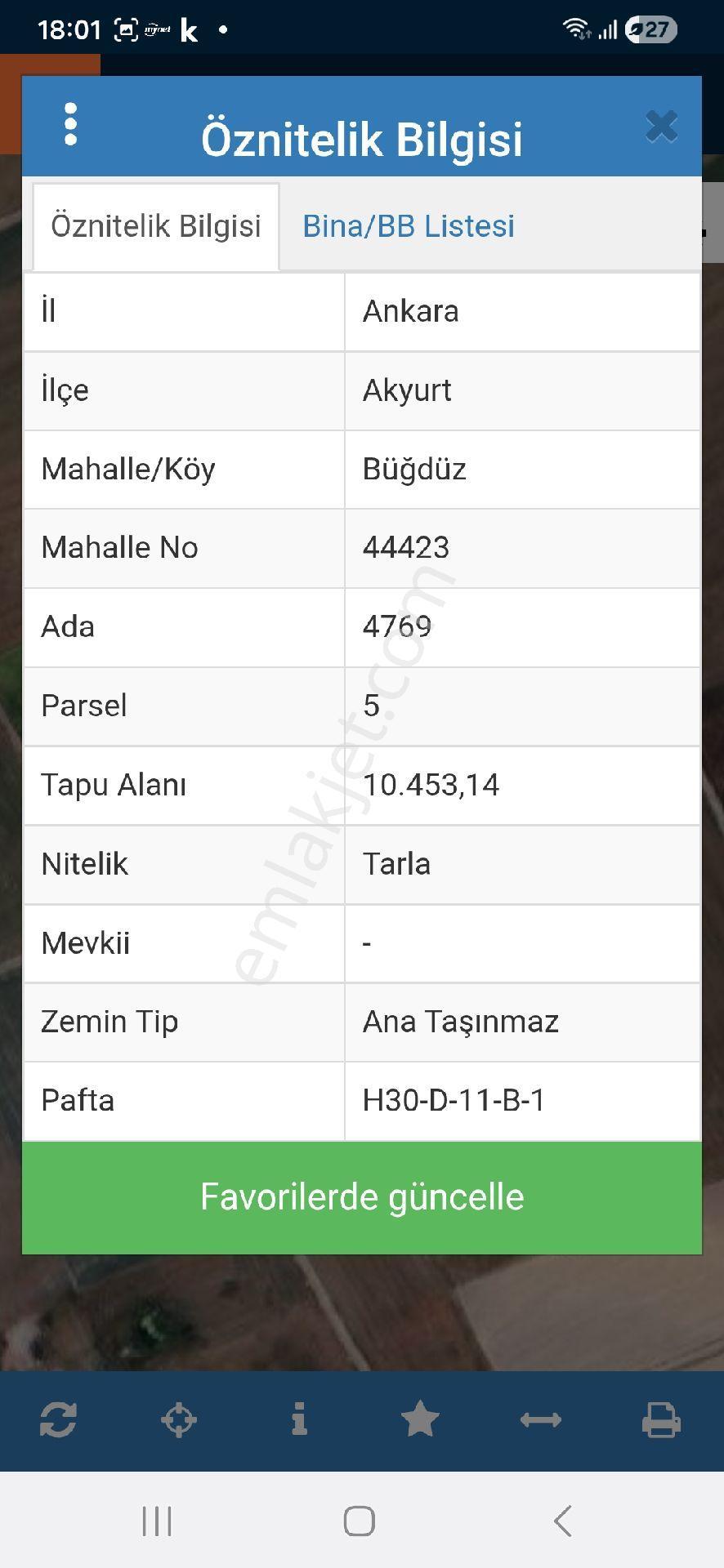 Ankara Havaalanında 2 Kilometre Mesafede İmara Yakın İmara Cephe Satılık Arsa