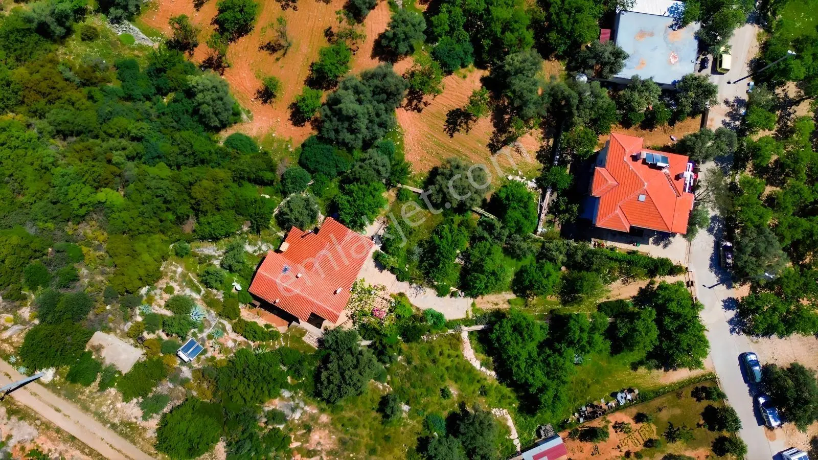 Datça Zeytincik'te Satılık 1200m² Doğa İçinde Özgün 3+1 Taş Ev - Görsel 3