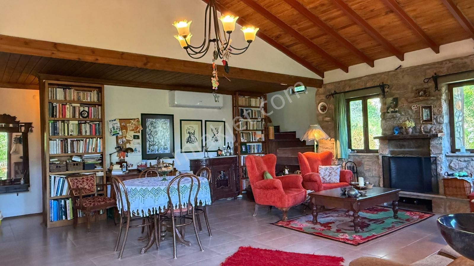 Datça Zeytincik'te Satılık 1200m² Doğa İçinde Özgün 3+1 Taş Ev - Görsel 23