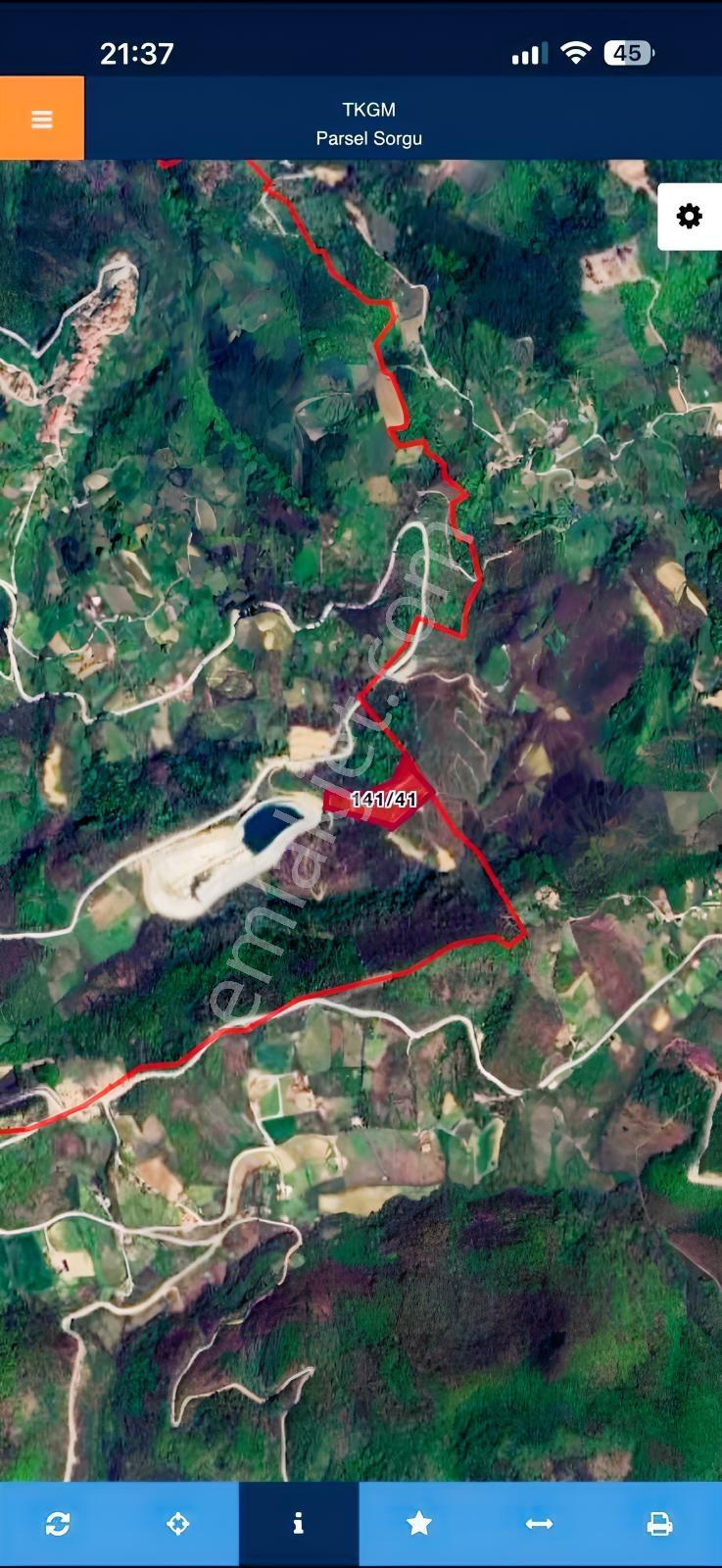 Müstakil Tek Tapulu Panoramik Deniz Manzaralı 14.370.87 M2 Arazi - Görsel 7
