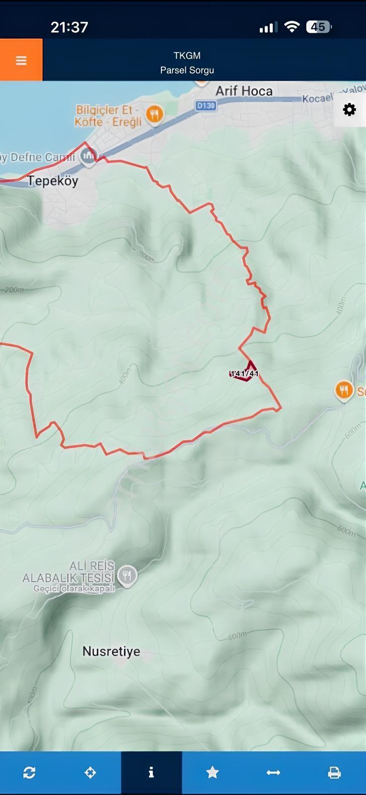 Müstakil Tek Tapulu Panoramik Deniz Manzaralı 14.370.87 M2 Arazi - Görsel 3