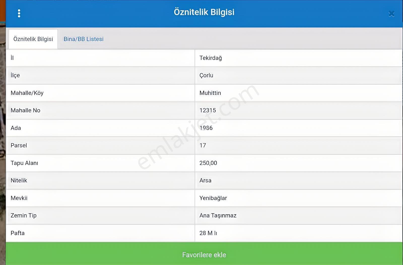Çorlu Rumeli Mahallesi Acil Satılık 250m² Arsa - Görsel 3