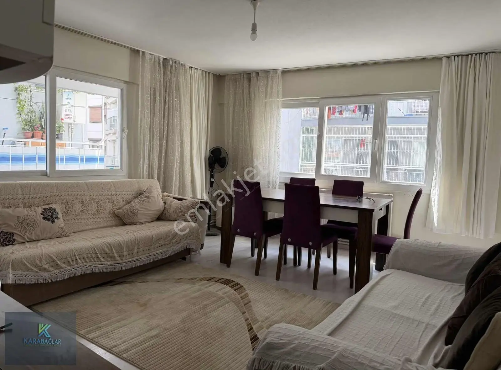 Üzümcü Yakını 2+1 Dgazlı,arakat,yapılı Çift Balkon