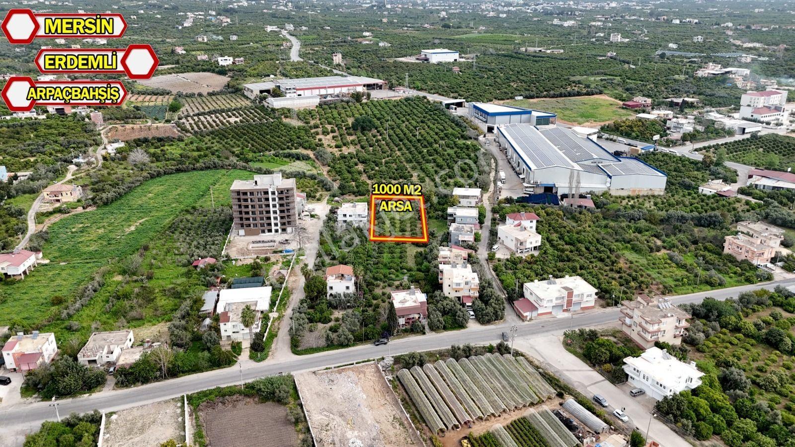 Erdemli Arpaçbahşiş 1000 M2 Villa Yada Depoyapımına Uygun Arsa - Görsel 3