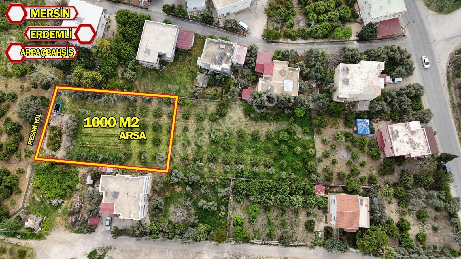 Erdemli Arpaçbahşiş 1000 M2 Villa Yada Depoyapımına Uygun Arsa - Görsel 7