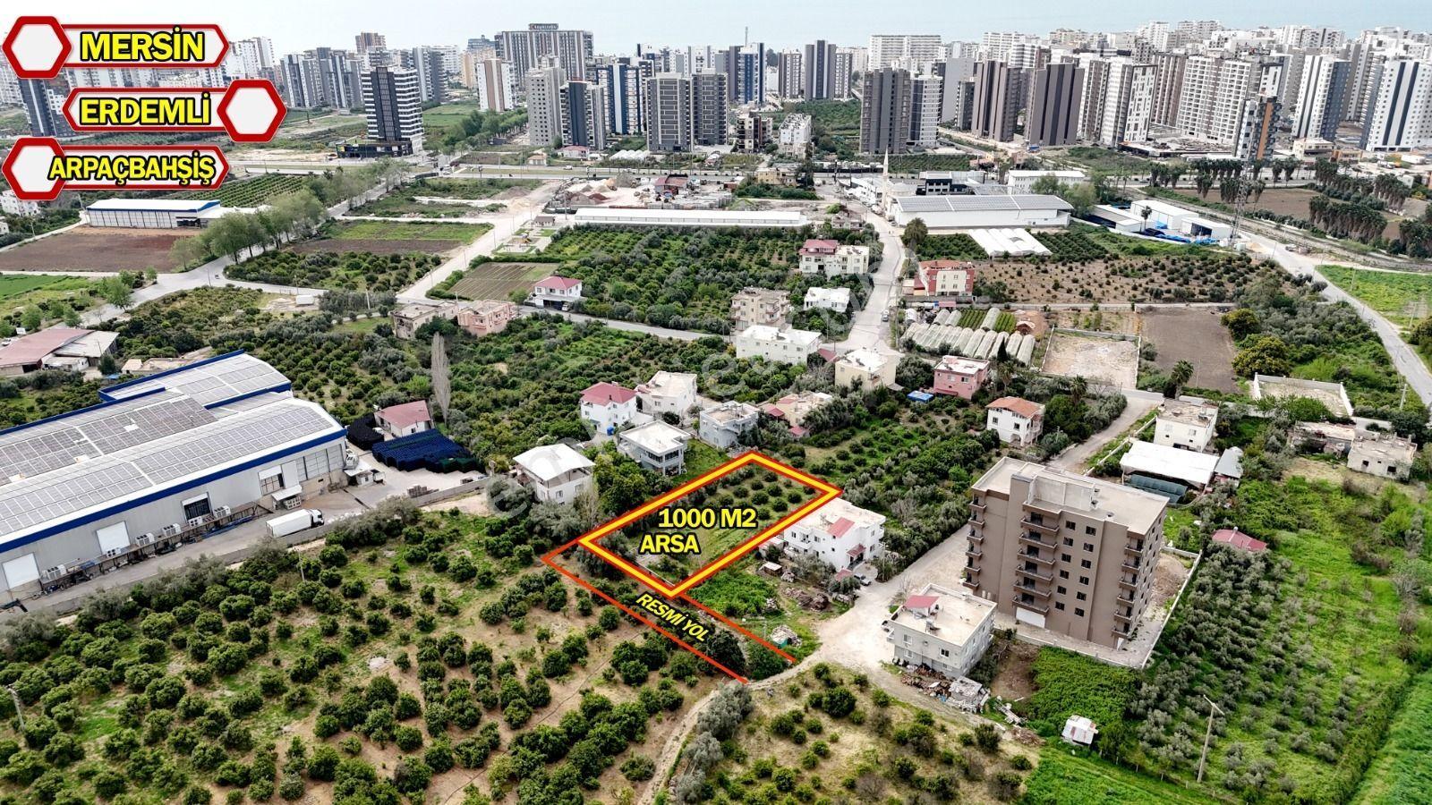 Erdemli Arpaçbahşiş 1000 M2 Villa Yada Depoyapımına Uygun Arsa - Görsel 4