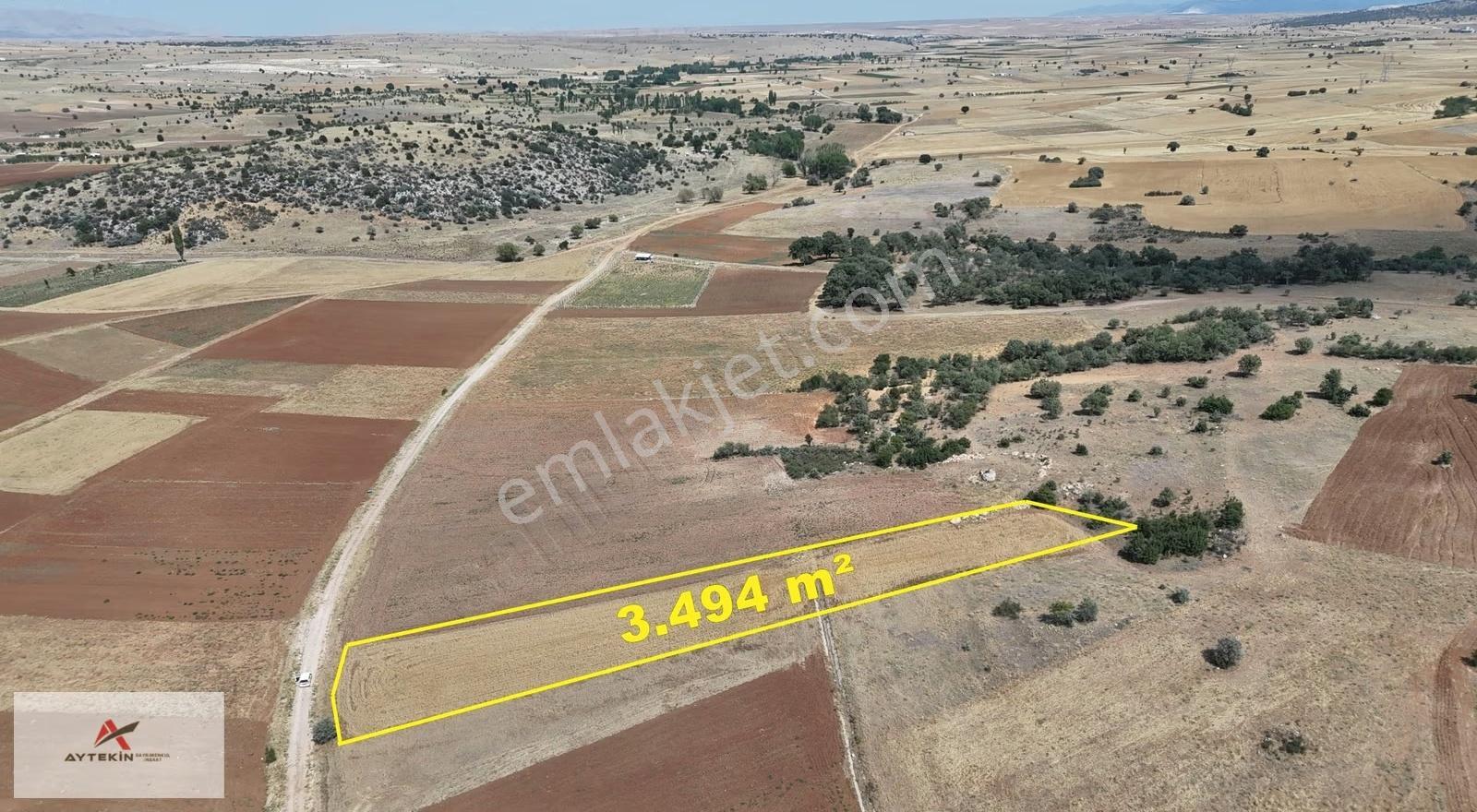 Akören Tülce Mahallesinde 3.494 M² Müstakil Tapulu Tarla - Görsel 2