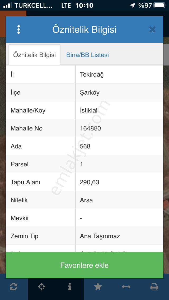 Şarköy De Işık Emlaltan İstiklal Mah De 0/25 İmarlı Arsa - Görsel 14