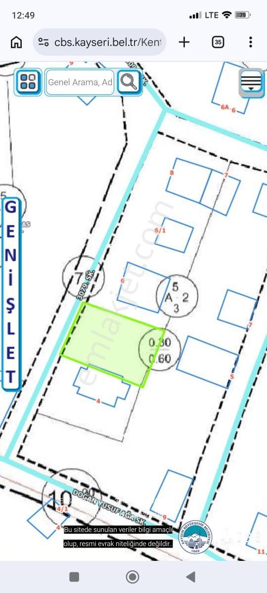 Pratik Den// Ağırnas Yerleşim Yeri İçinde 603 M2 Satlık Arsa - Görsel 12