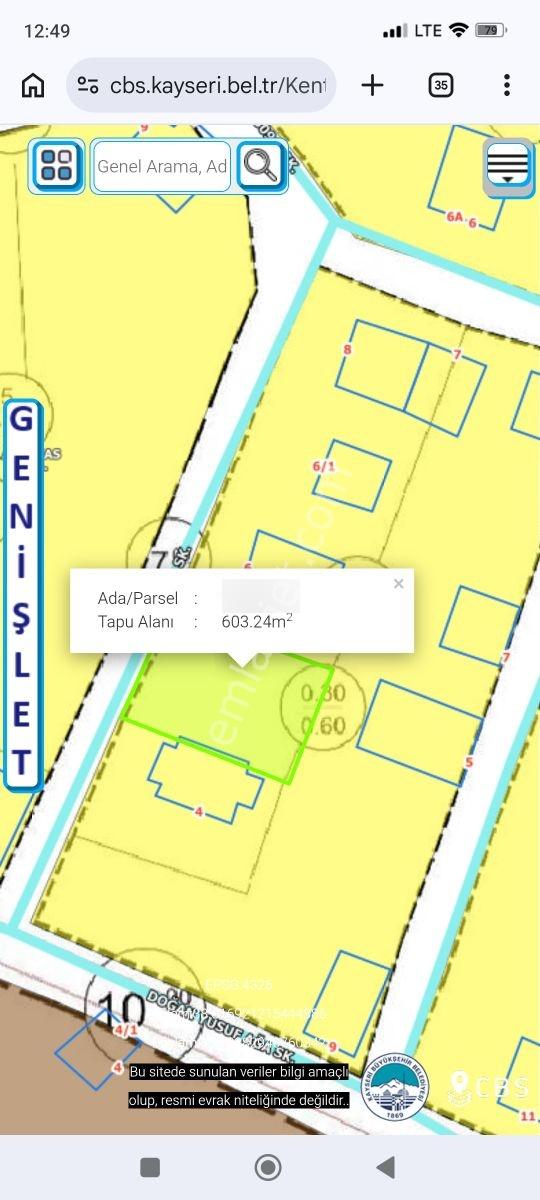 Pratik Den// Ağırnas Yerleşim Yeri İçinde 603 M2 Satlık Arsa - Görsel 11