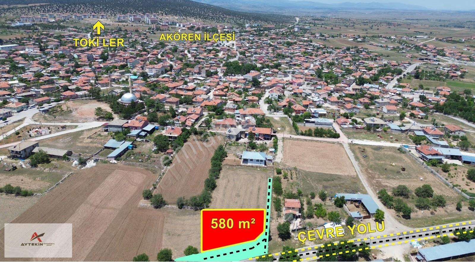 Konya Akören Hacılar Da 580 M² Müstakil Tapulu Konut İmarlı Arsa - Görsel 9