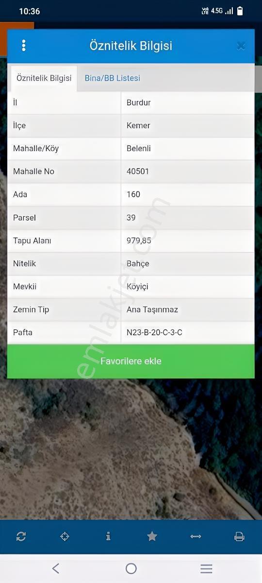 Kemer Belenli Köyünde Yerleşim Yeri İçinde Ceviz Bahçesi 980 M2 - Görsel 9